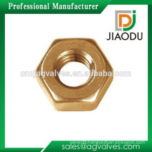 zhejiang yuhuan wholesale factory price npt threaded machine parts forged m5 22.6 4 6 cnc metric hex bsp brass nut for water